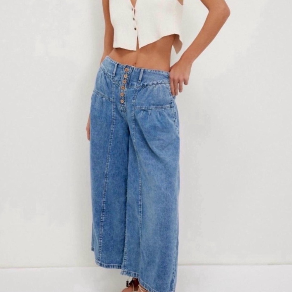 Free People Blossom Pull On Jeans